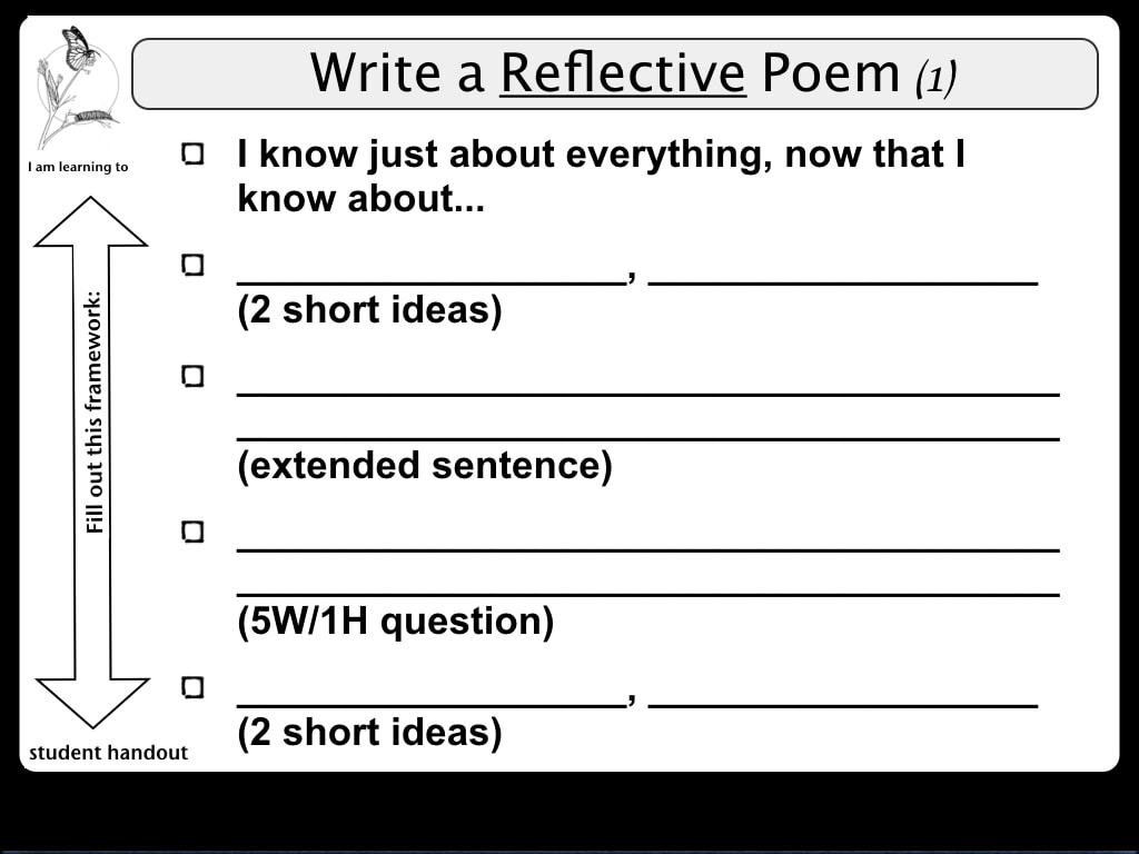poetry reflection essay